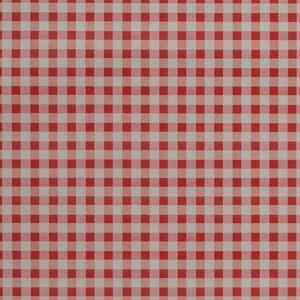 By the Metre Gingham PVC Red/White
