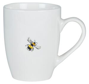 Bee Mug White, Yellow and Black