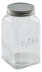 Dunelm Glass Sugar Canister Clear