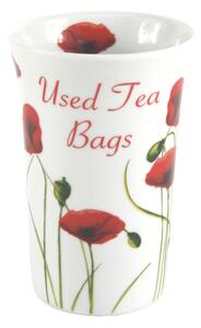 Poppy Teabag Pot Red