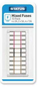 Status 10 Pack Mixed Fuses Assorted