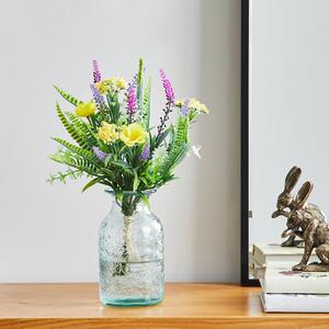 Artificial Wildflower Bundle 32cm Green, Clear and Yellow