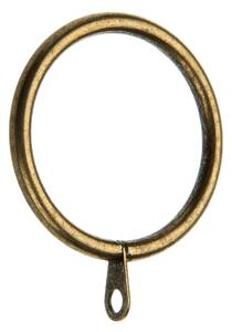 Mix and Match Pack of 6 Metal Curtain Rings Brown