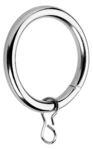 Mix and Match Pack of 6 Metal Curtain Rings Chrome