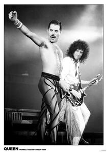 Poster Queen - Wembley 1984, (59.4 x 84.1 cm)