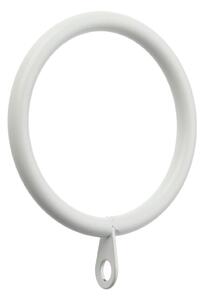Mix and Match Pack of 6 Metal Curtain Rings White
