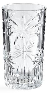 Luxe Palm Highball Glass Clear