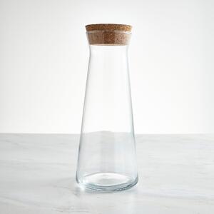 Carafe with Cork Lid Clear