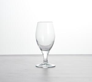 Footed Half Pint Glass Clear