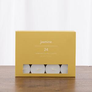 Pack of 24 Jasmine Tealights White