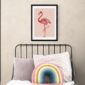 East End Prints Flamingo Print Pink