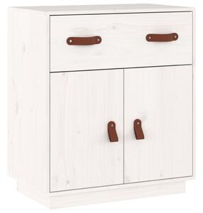 Sideboard White 65.5x40x75 cm Solid Wood Pine
