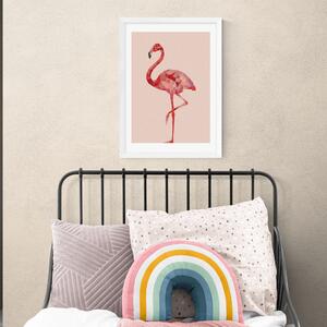 East End Prints Flamingo Print Pink