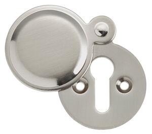 Keyhole Covers Satin Steel (Silver)