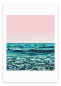 East End Prints Ocean Main Print Blue/Pink