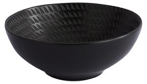 Carbon Stoneware Cereal Bowl Black