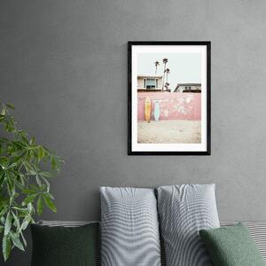 East End Prints At the Beach Print Pink