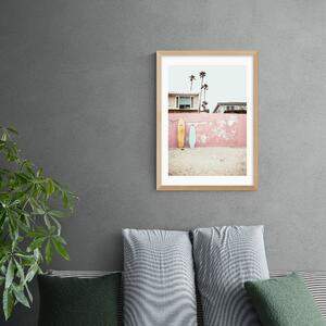 East End Prints At the Beach Print Pink