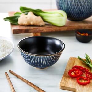 World Gourmet Zen Rice Bowl Blue