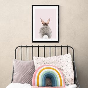 East End Prints Baby Bunny Tail Print Pink