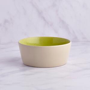 Malin Stoneware Cereal Bowl Green/Beige