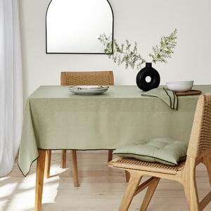 Contrast Stitch Tablecloth Sage (Green)