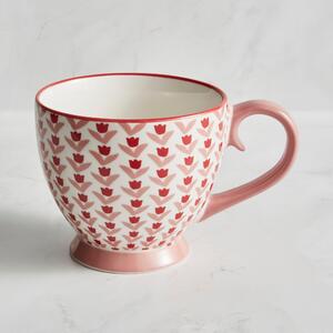 Tulip Tea Cup Coral (Red)