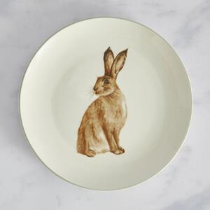 Homestead Hare Porcelain Side plate Brown/White