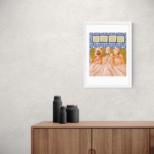 East End Prints Ladies Only Club Print MultiColoured