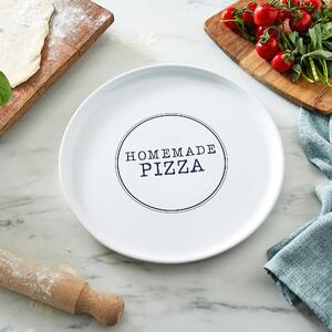 World Gourmet Pizza Serving Plate White