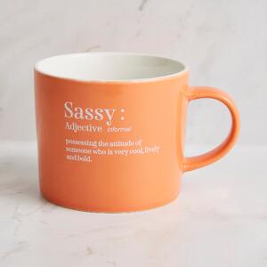 Coral Sassy Mug Orange