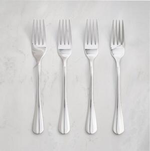 Hampton Set of 4 Silver Forks Silver