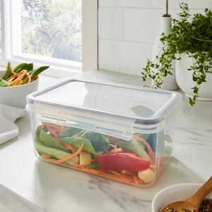 Clip Lock Rectangle Container 2L Clear