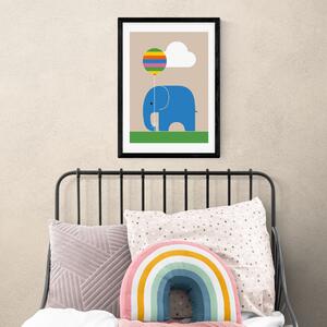 East End Prints Elephant Print MultiColoured