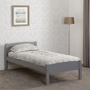 Amber Wooden Bed Grey