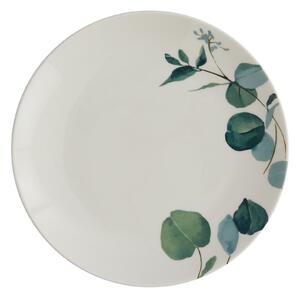Eucalyptus Porcelain Side Plate Green/White