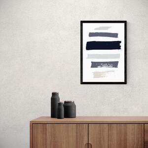 East End Prints Tranquil Print Navy