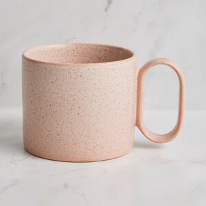Oval Handle Mug Pink