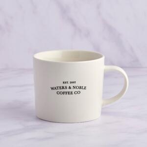 Waters & Noble Latte Mug White