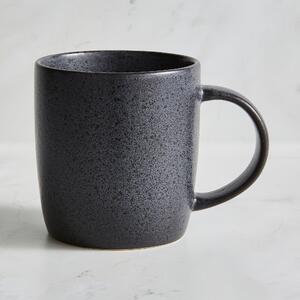 Reactive Glaze Mug, Charcoal Dark Grey
