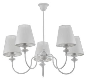 932 chandelier with five lampshades