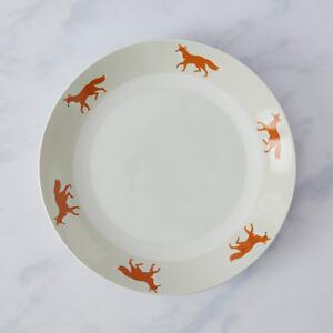 Fergus Fox Porcelain Dinner Plate MultiColoured