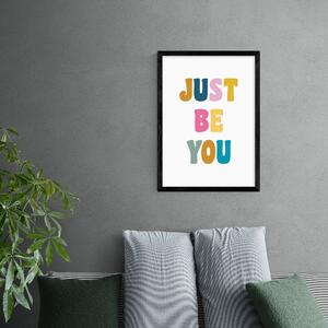 East End Prints Just Be You Print MultiColoured