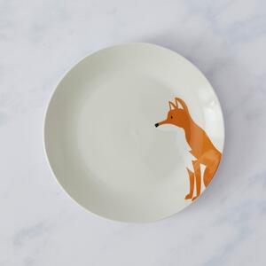 Fergus Fox Porcelain Side Plate MultiColoured