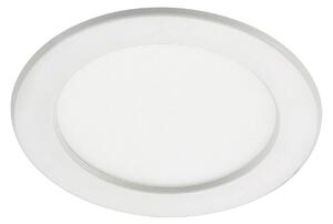 Prios Cadance LED recessed light, white, 17 cm
