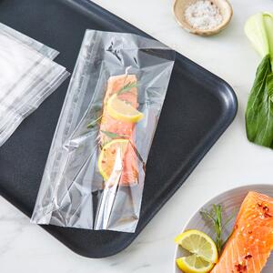Pack of 10 Fish Cooking Bags Clear