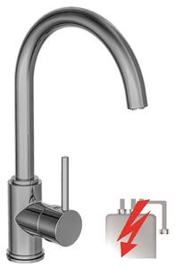 SCHÜTTE Sink Mixer with High Round Spout CASALLA Low Pressure Chrome