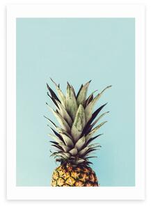 Pineapple Print Blue