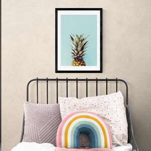 East End Prints Pineapple Print Blue