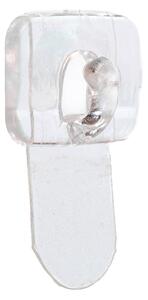 Wall Gard XSmall Cable Tidy Hooks Pack of 18 Clear Clear